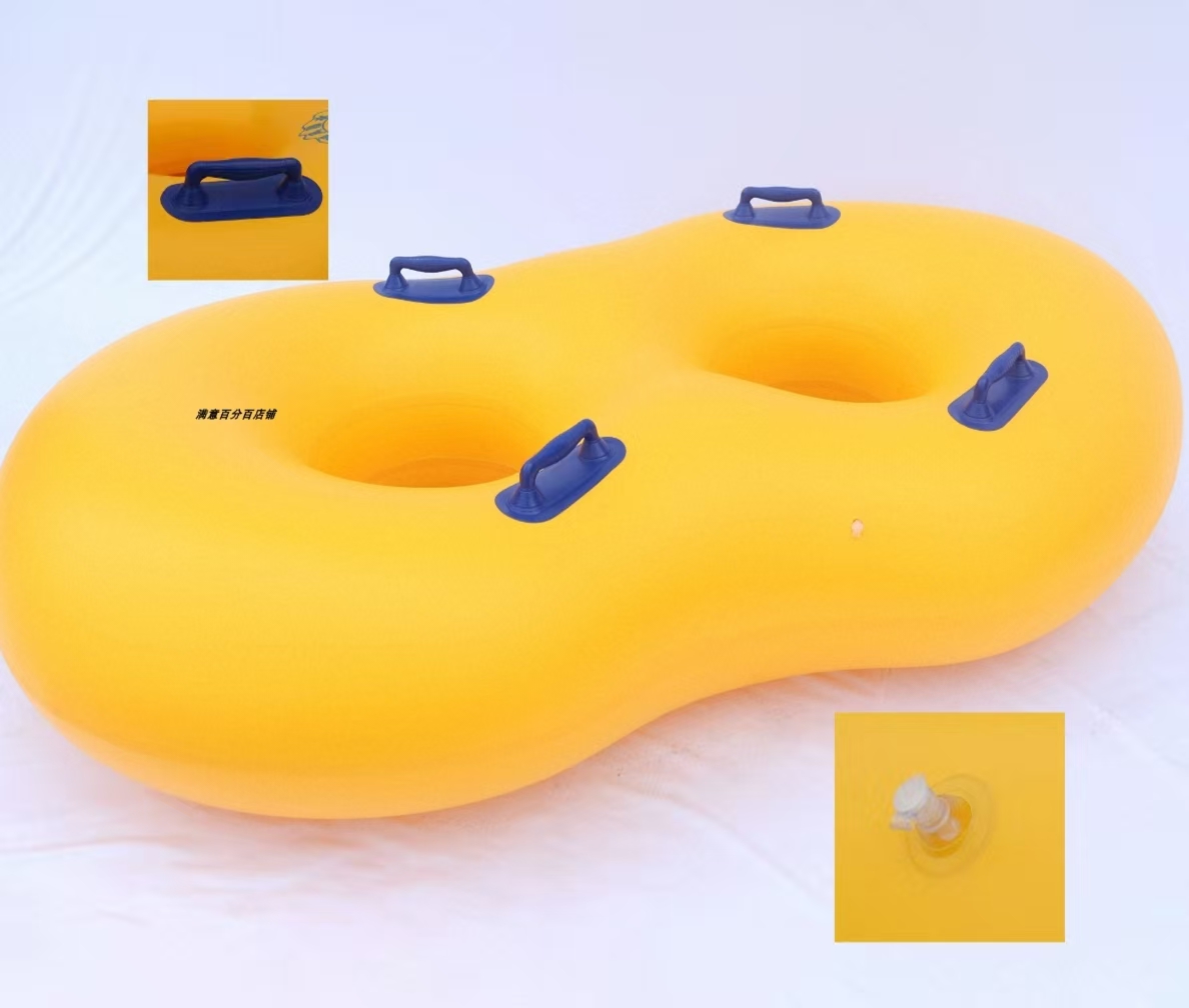 Spiral slide raft