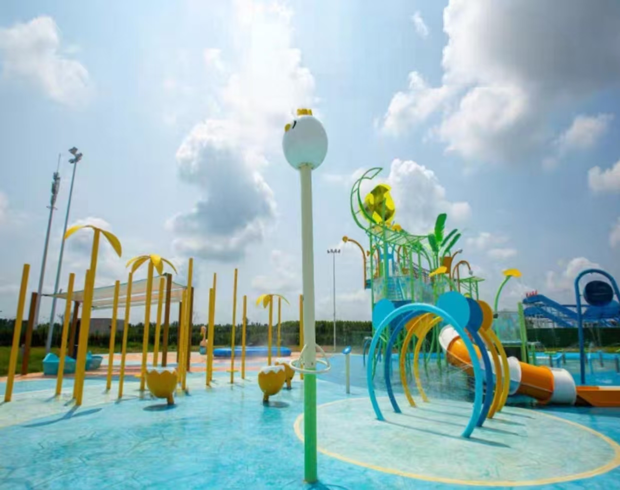 Stainless steel water play sketch