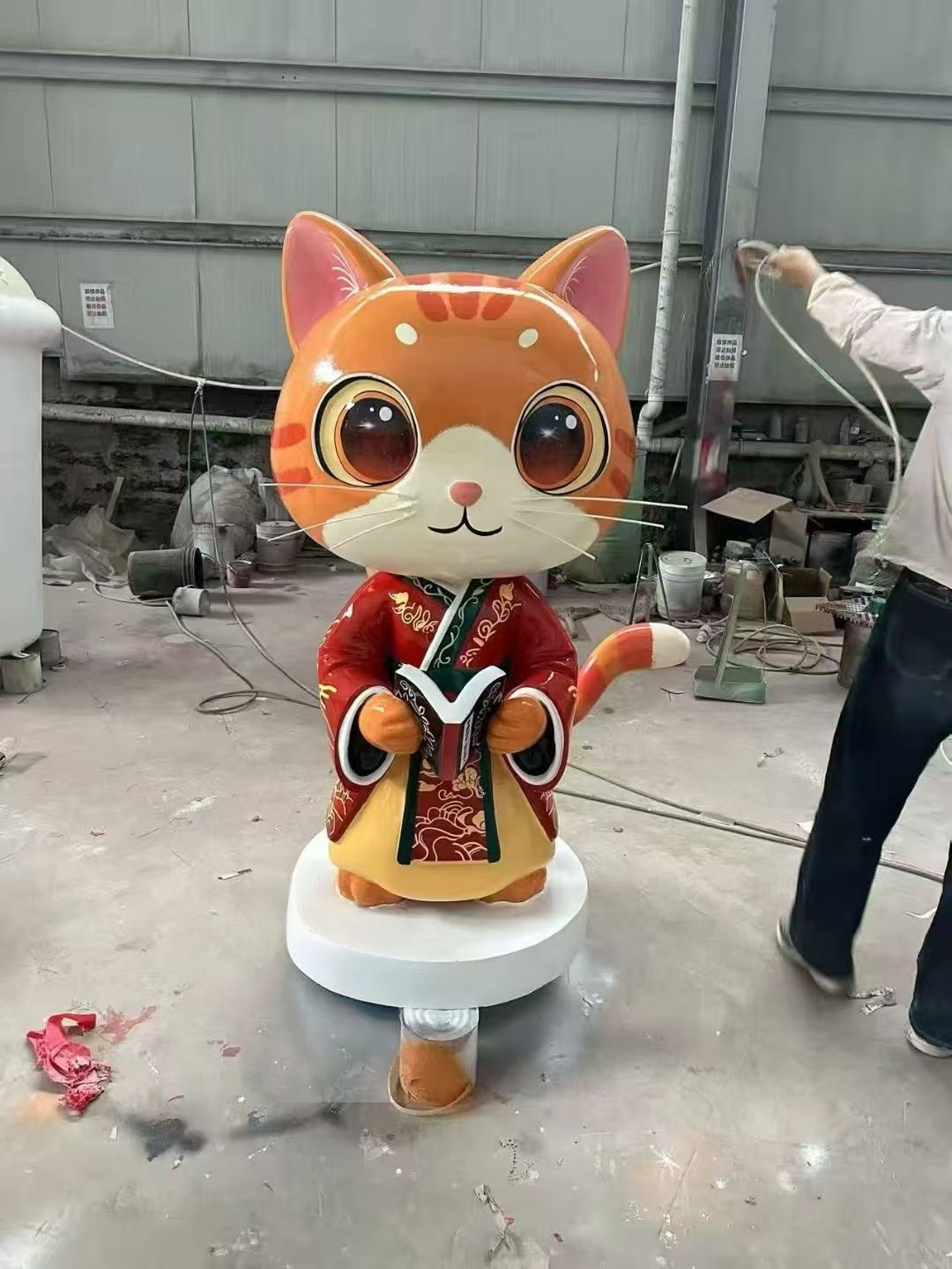 Customized fiberglass sculptures