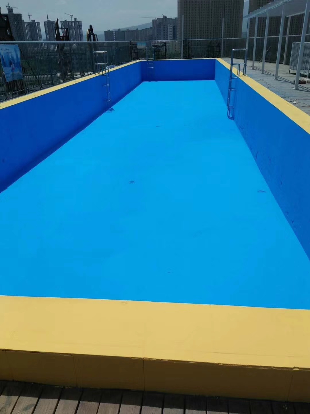 Swimming pool paint