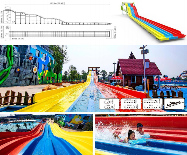 Rainbow competition slide