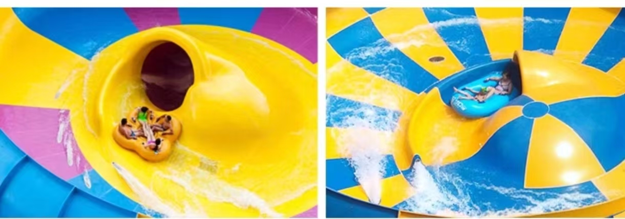 Four-person giant beast bowl slide raft