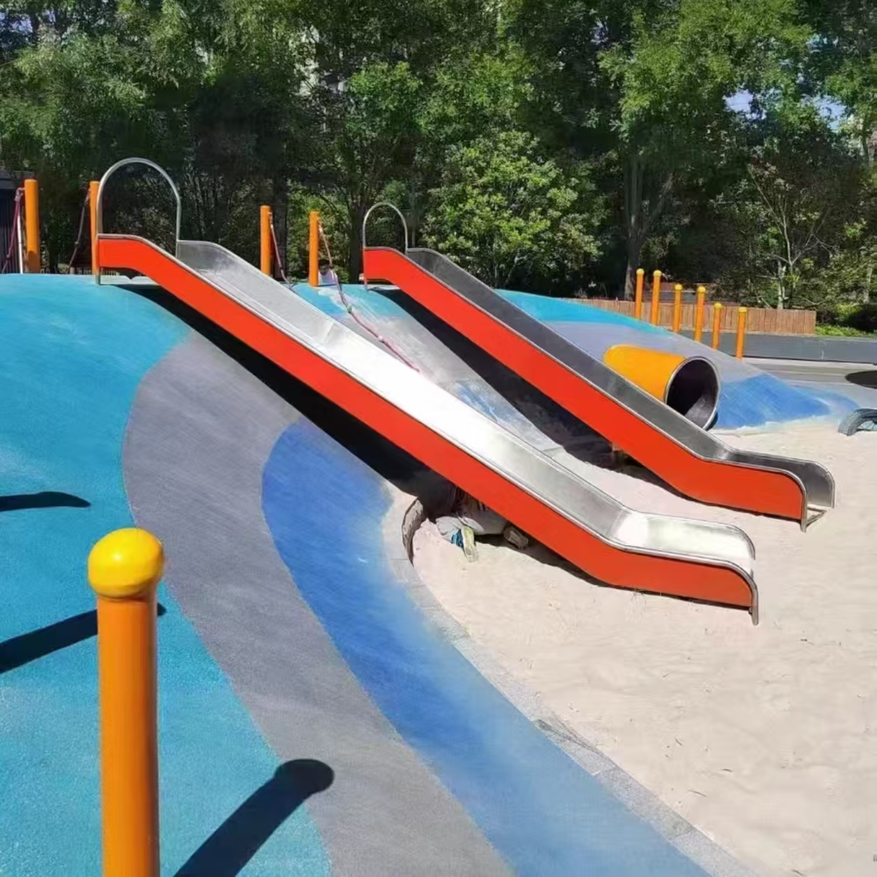 Stainless steel flat slide