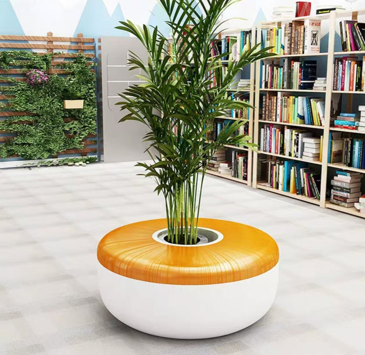 Tree pit flowerpot seat