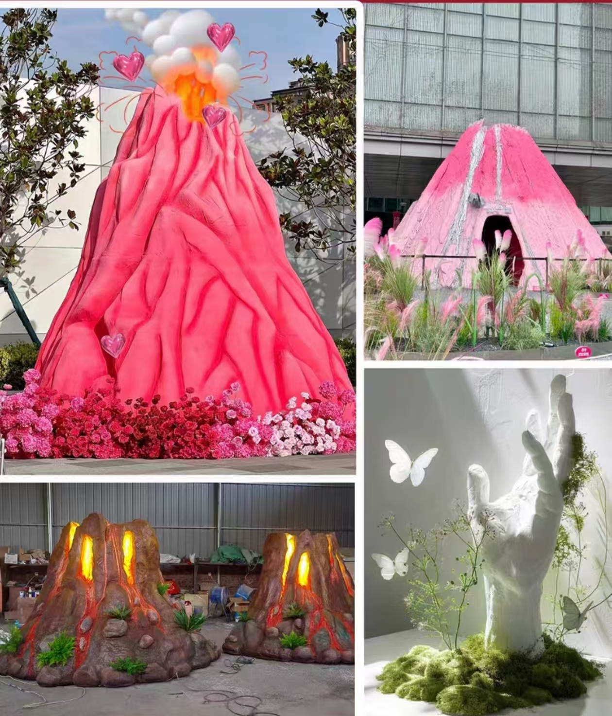 Customized foam sculptures for environmental landscape model