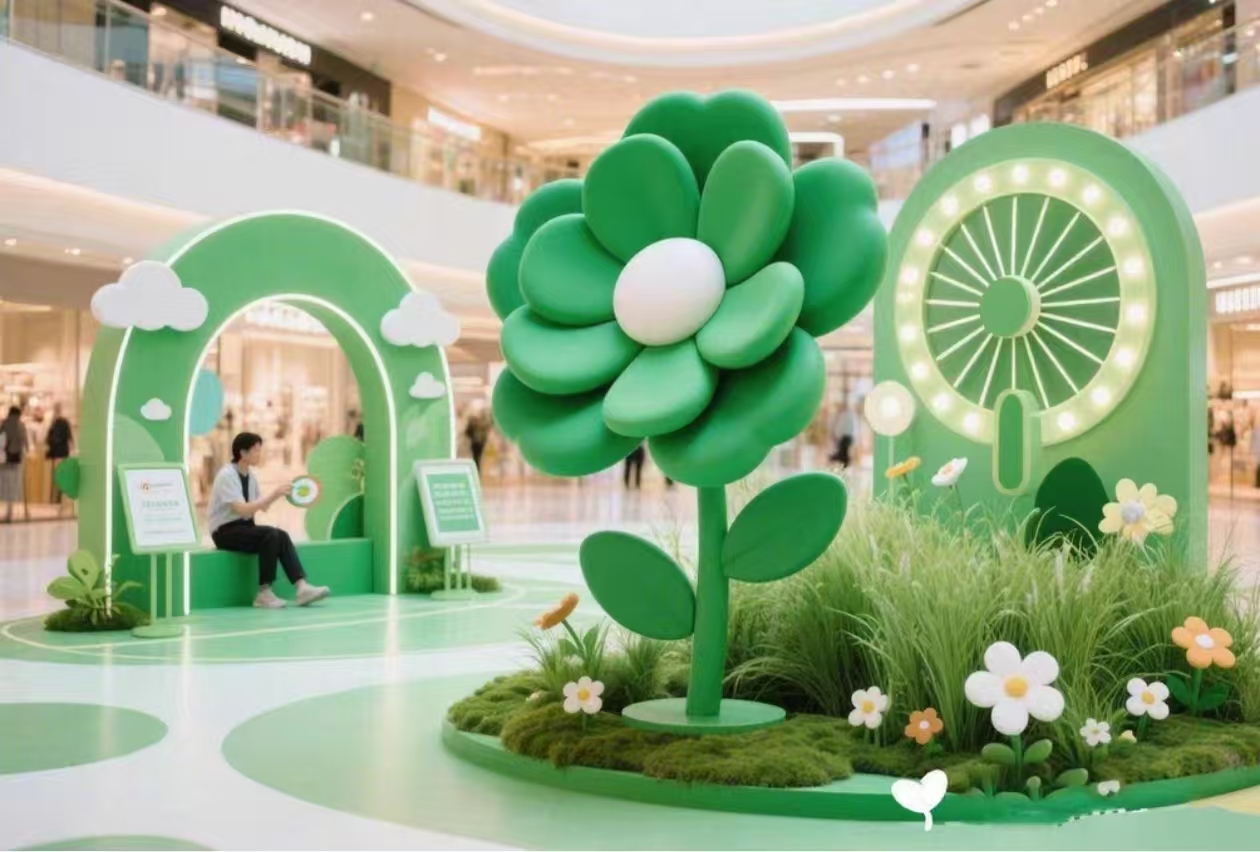 Customized foam sculptures for commercial display design