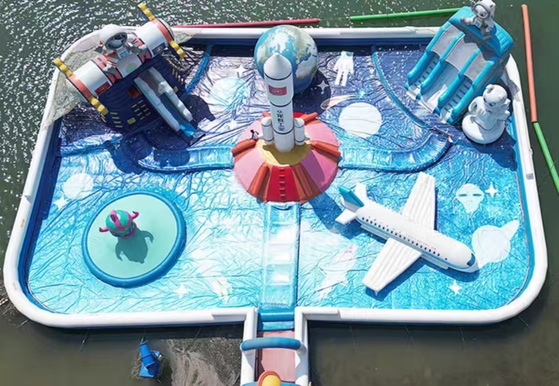 Water Astronaut Castle slide