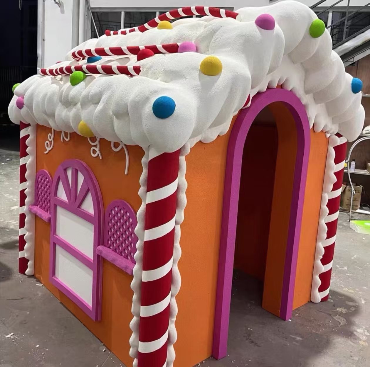 Snow house foam sculpture