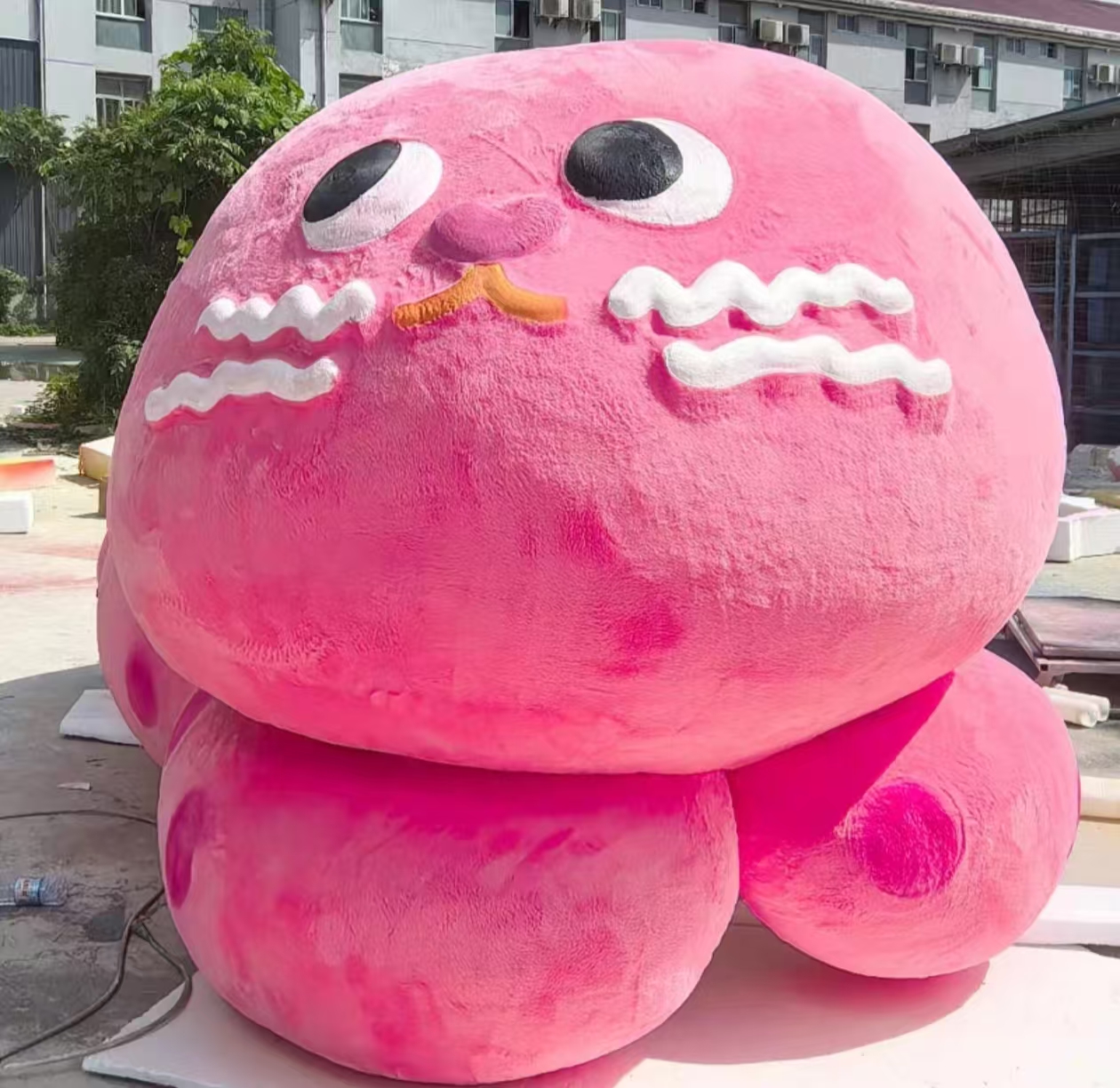 Cartoon foam sculpture