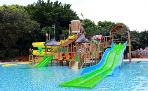 Parent-child water slide
