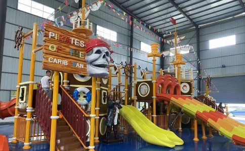 Children's themed water slide