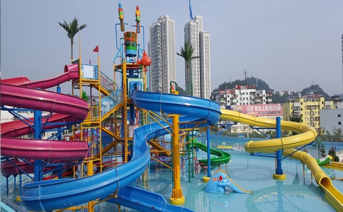 Spiral Water Village Slide
