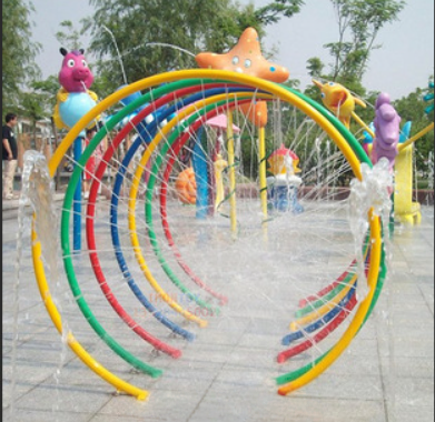 水上戏水水雾门