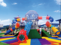 The difference between outdoor non powered amusement equipme