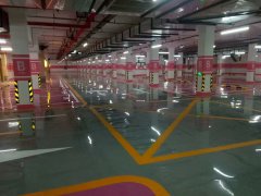 Underground parking space floor